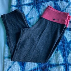 Nike dri-fit, cropped leggings